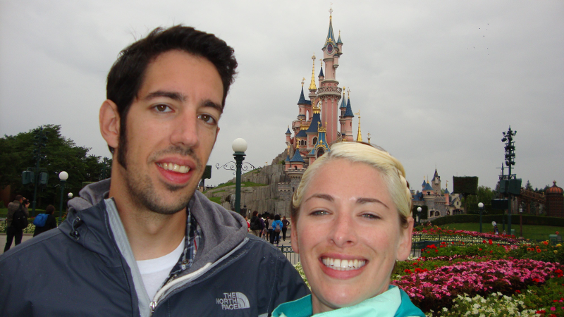 Yve and Mark at Disney World